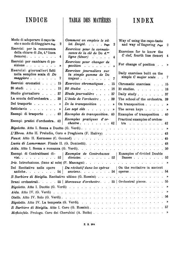 Nuovo Metodo Per Contrabbasso A 4 E 5 Corde - Parte I - Iv. Corso Complementare - cvičení pro kontrabas
